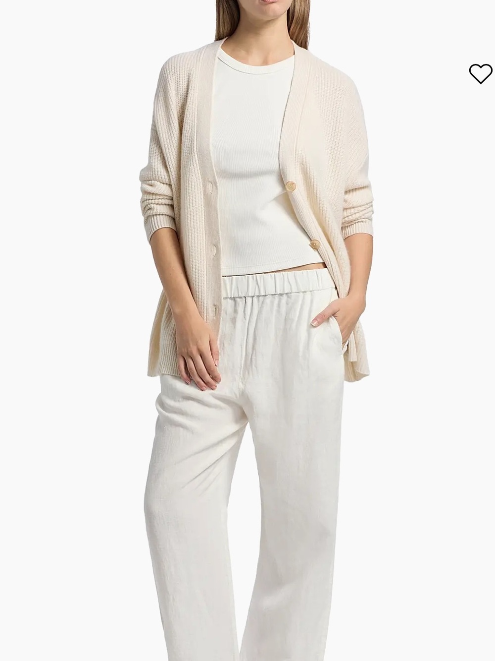 Jenni kayne cashmere cocoon sweater cardigan size small